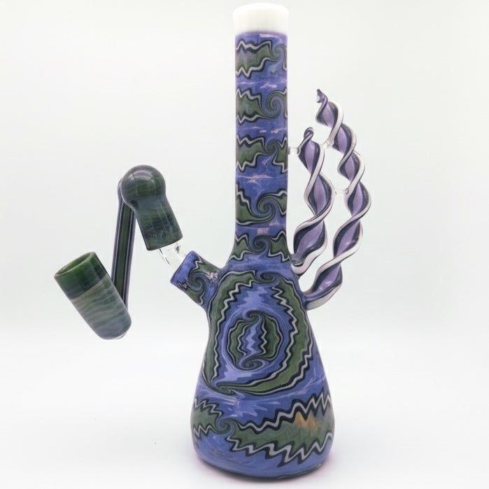 Worked Tube with Dropdown by Jams Glass