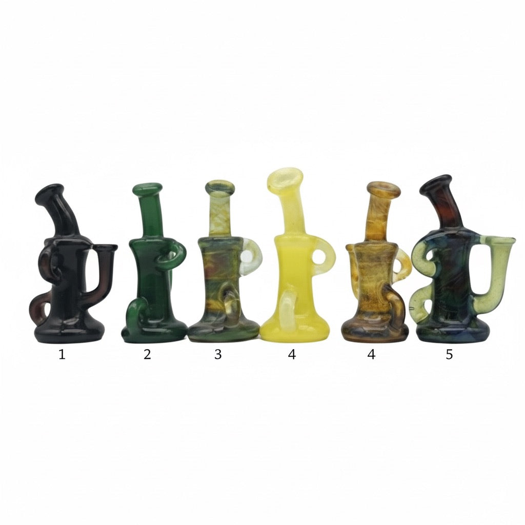 Mini Klein Figurines/ Carb Caps (7tenGlass)